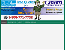 Tablet Screenshot of general-carinsurance.com